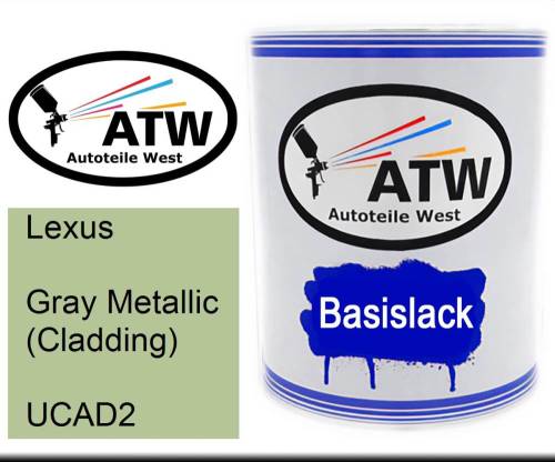 Lexus, Gray Metallic (Cladding), UCAD2: 1L Lackdose, von ATW Autoteile West.